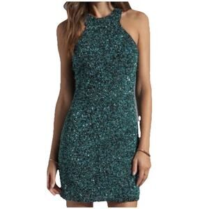 parker green sequin dress Sequin Saga Dress by Parker